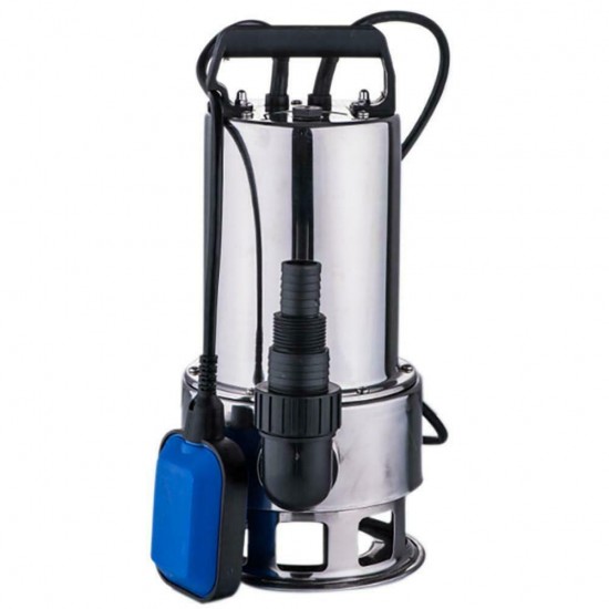 1100W 16000L/H Stainless Steel Silver Waste Water Submersible Pump Machine S1