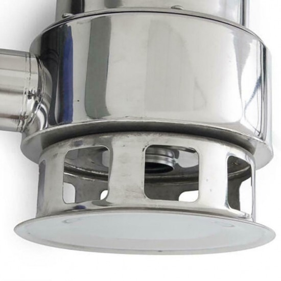 1100W 16000L/H Stainless Steel Silver Waste Water Submersible Pump Machine S1