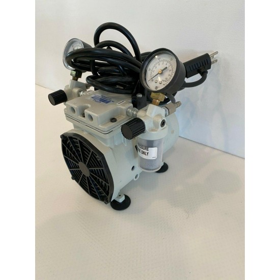 Welch Vacuum 2534B-01 Dry Piston Pump Single Head 115V With Warranty