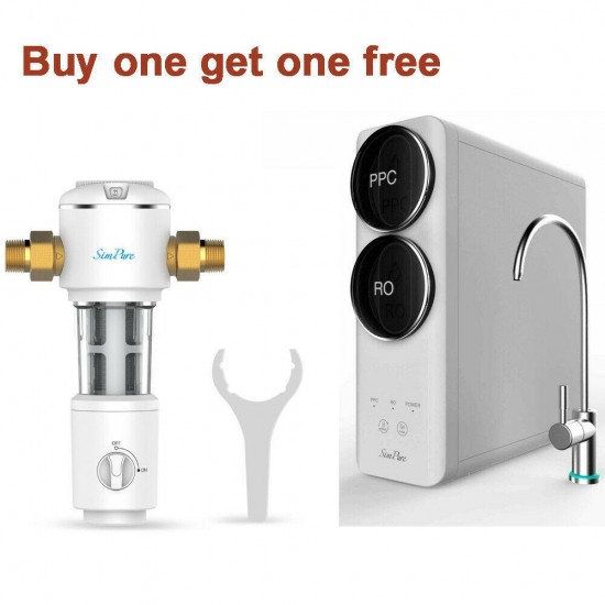 Reverse Osmosis Water Purifier Whole House Spin Down Sediment Water Filters