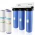 APEC 3 Stage Whole House Water Filter System Sediment, KDF and Carbon Filters