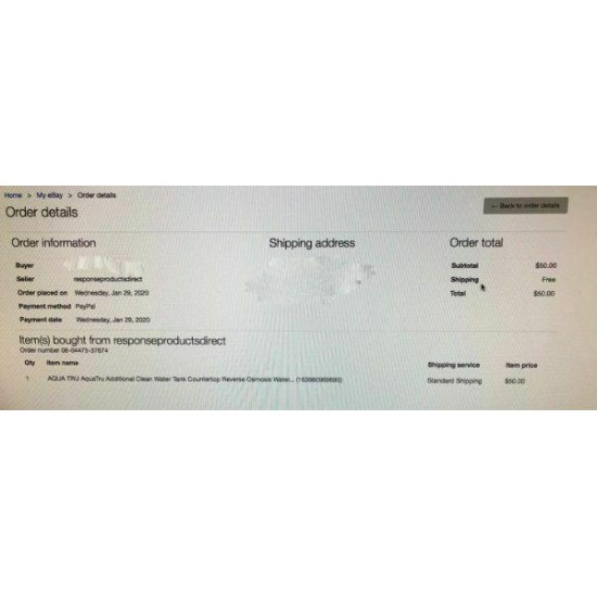 AQUA TRU Countertop Water Filtration Purification System NEW