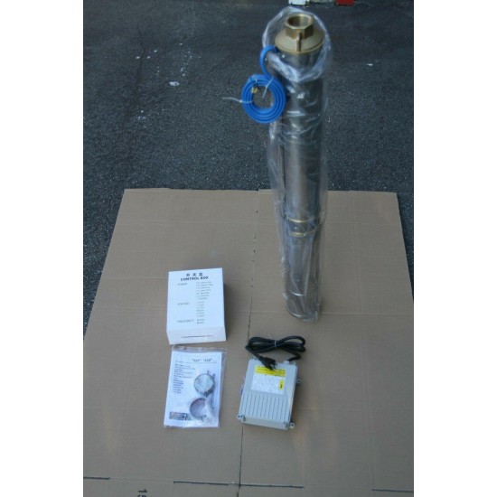 Submersible Deep Well water Pump 3 HP 13.5 Amp 220V 625 Feet 35 GPM Heavy Duty