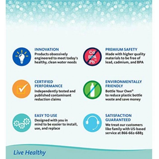 Aquasana Whole House Water Filtration System 4-Stage 300K Gal. 20 in. Pre-Filter