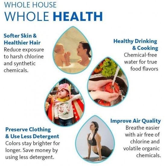 Aquasana Whole House Water Filtration System 4-Stage 300K Gal. 20 in. Pre-Filter