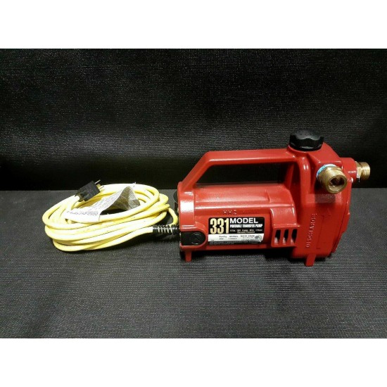 Transfer Pump Non Submersible Portable Durable Cast Aluminum Model 331 1/2 HP