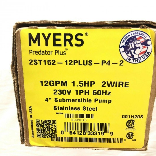 MYERS Predator Plus 2ST152-12PLUS-P4 4