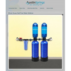 Austin Springs by Aquasana 3-Year 300k Whole House Water Filtration + Softener