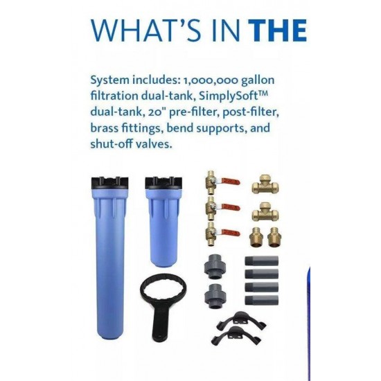 Austin Springs by Aquasana 3-Year 300k Whole House Water Filtration + Softener
