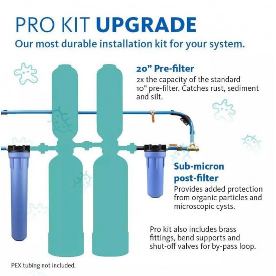 Austin Springs by Aquasana 3-Year 300k Whole House Water Filtration + Softener