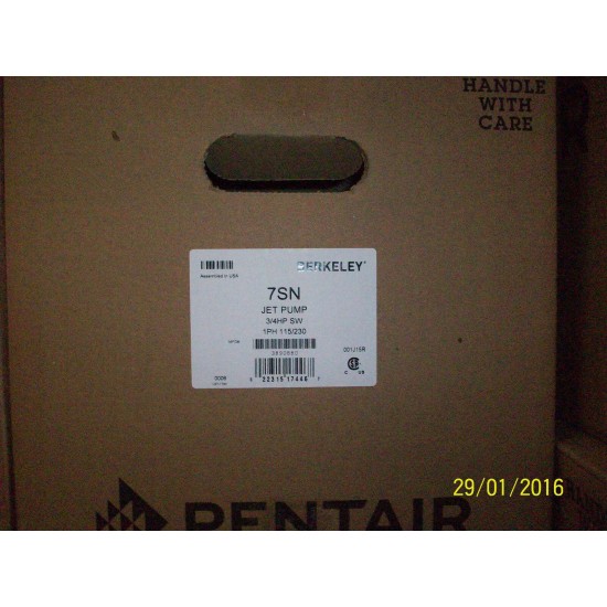 BERKELEY 3/4 HP SHALLOW WELL JET PUMP 7SN