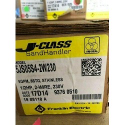 Franklin Electric Sandhandler Series Water Pump 5 GPM 8 STG 5JS5S4-2W230 New