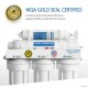 APEC 5 Stage 90GPD High Flow Certified Reverse Osmosis Water Filter System RO-90