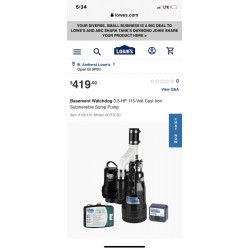 sump pump