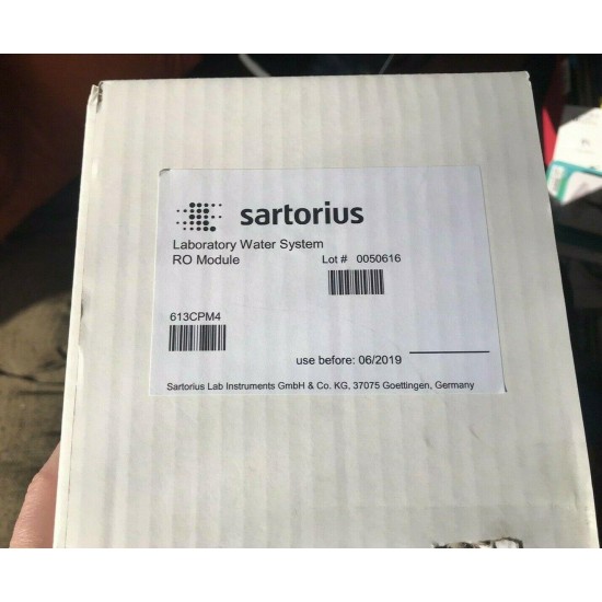 613CPM4 RO Reverse Osmosis Module For Sartorius Arium Water System- New In Box