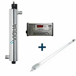 Viqua VH410 UV Bundle: Water Disinfection System Plus + Extra Replacement Lamp
