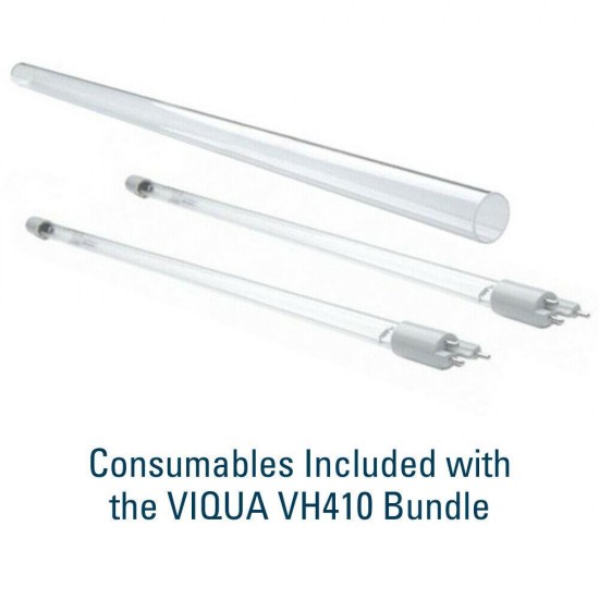 Viqua VH410 UV Bundle: Water Disinfection System Plus + Extra Replacement Lamp