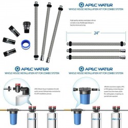 Apec Whole House System Dual Tank Installation Kit For Water Filter And Water So