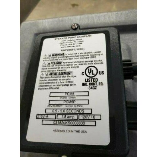 Stenner Proportional Chemical Injection system Classic ME