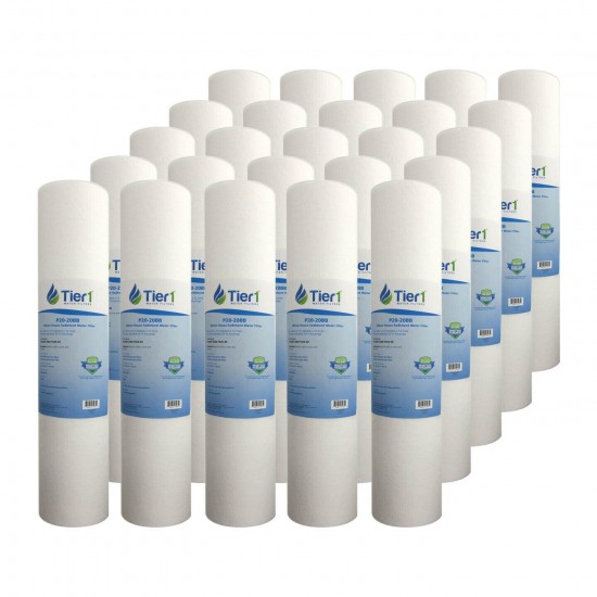 20 x 4.5 Inch DGD-7525 20 Micron Polypropylene Sediment Water Filter 25 Pack
