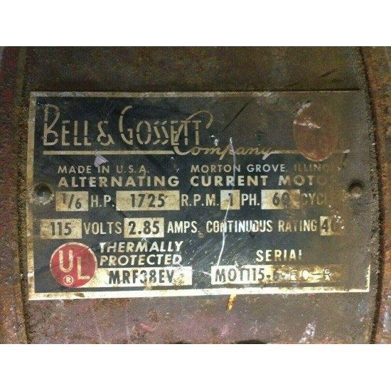 Bell & Gossett Hydronic Circulator Boiler Pump 200 Series