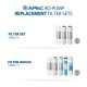 APEC 5 Stage 45 GPD Reverse Osmosis Water Filter System For Low Pressure RO-PUMP