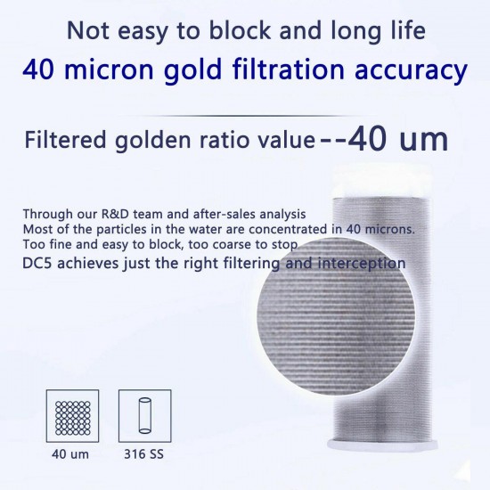 Whole House Sediment Water Filter Spin Down Home Filtration System 40 Micron lot