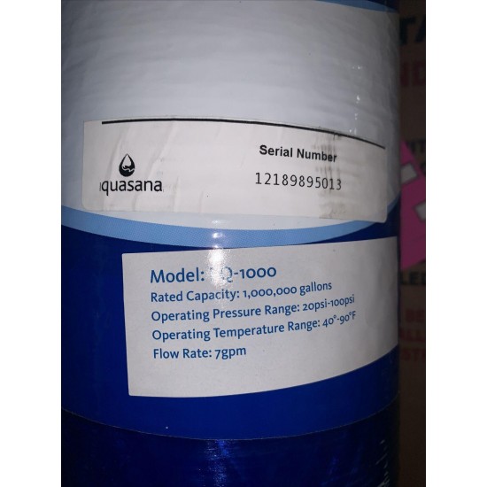 Aquasana Rhino Whole House Water Filter EQ-1000 New Never Used