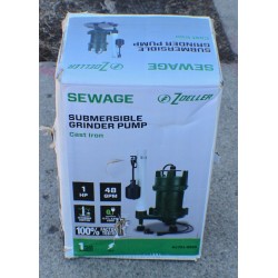Zoeller 1-HP 115-Volt Cast Iron Sewage Sump Pump 2701-0005 - NEW