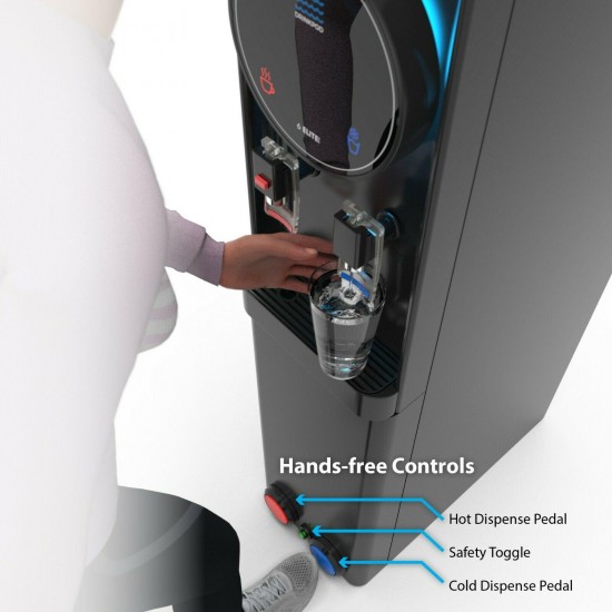 NEW!! TOUCHLESS Bottleless Water Cooler Hot & Cold Filtered Water Dispenser