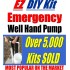 HAND WELL PUMP For Deep Water Well, EMERGENCY Manual ......OVER 5,000 KITS SOLD