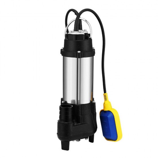 1.5HP Water Pump Submersible Flooding Swimming Pool 2645GPH Emergency Draining