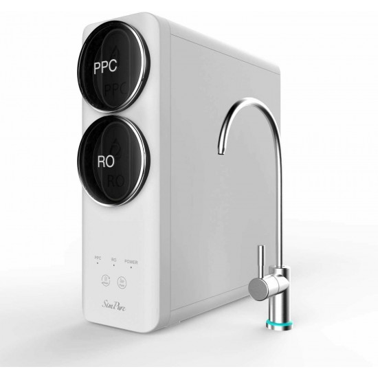 RO Reverse Osmosis Water Filtration System, Under Sink Tankless Faucet Purifier