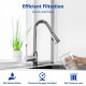 Whole House Water Filtration System SED Charcoal Carbon Pressure Gauges 3 Stage