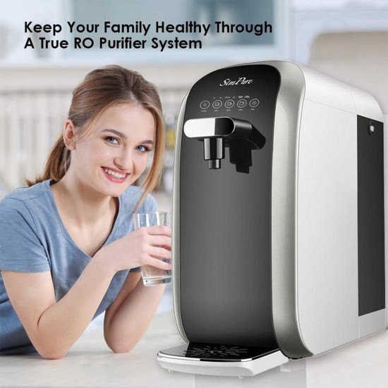 Countertop Self Cleaning Bottleless Cooler Dispenser Hot & Cold Water Filter NSF