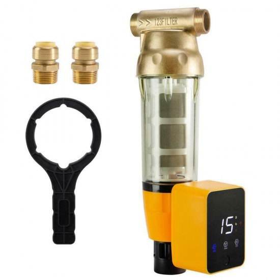 ISPRING Water Filter Reusable Sediment Spin-Down Scraper Programmable Indoor