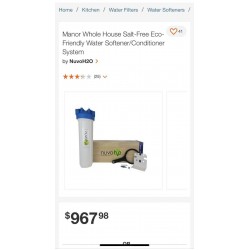 NuvoH2O DPMB-A Manor Water Softener System