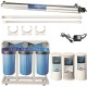 55W Ultraviolet Light Sediment & Carbon Well Water Filter Purifier 12 GPM UV