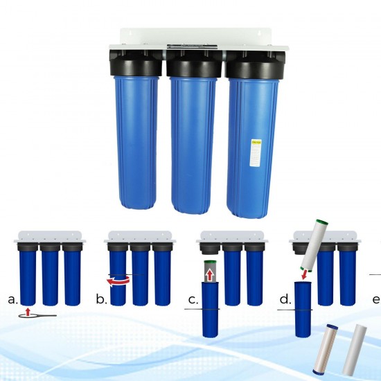 APEX MR-3020 Activated Alumina Fluoride Whole House Water Filtration System