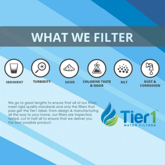 Tier1 Essential Certified Whole House Water Filtration System Chlorine Reduction