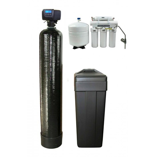 Fleck 5600 SXT Metered Softener 48,000 Grain with Reverse Osmosis System