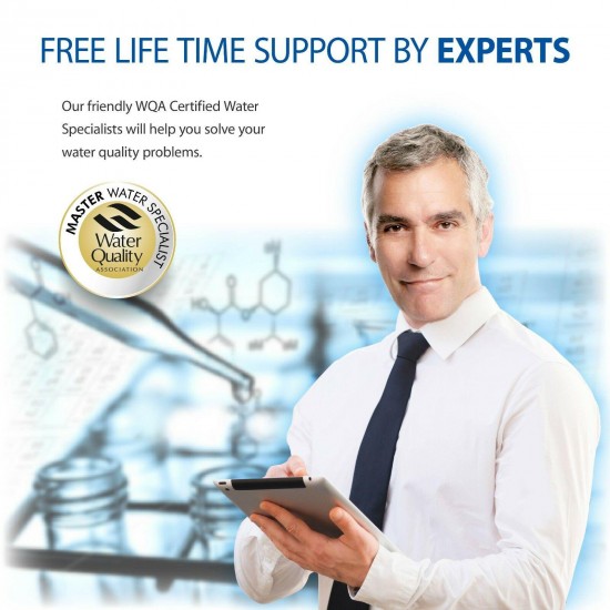 APEC 180 GPD Light Commercial Reverse Osmosis Water Filter System with 14G Tank