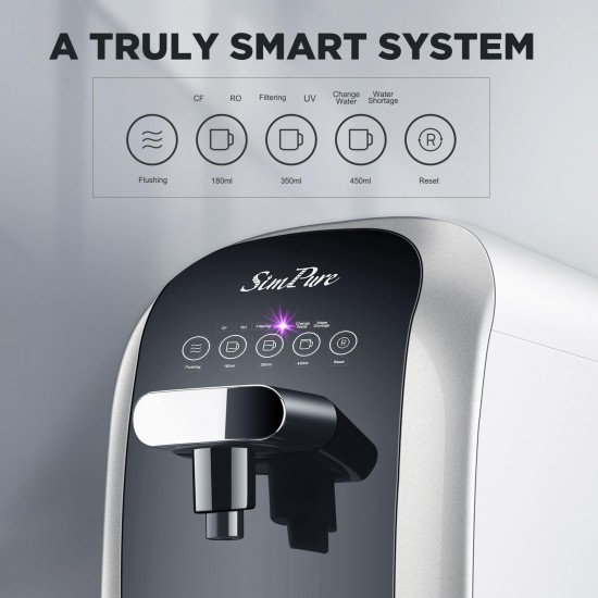 Countertop Drinking Water Filtration System Home Water Filter Purifier BPA Free