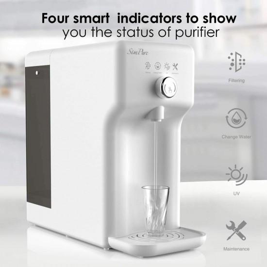 Countertop Drinking Water Filtration System Home Water Filter Purifier BPA Free