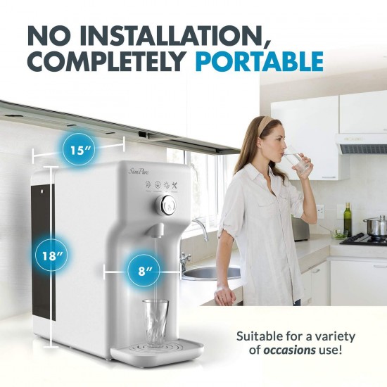 Countertop Drinking Water Filtration System Home Water Filter Purifier BPA Free