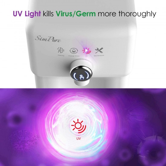 Countertop Drinking Water Filtration System Home Water Filter Purifier BPA Free