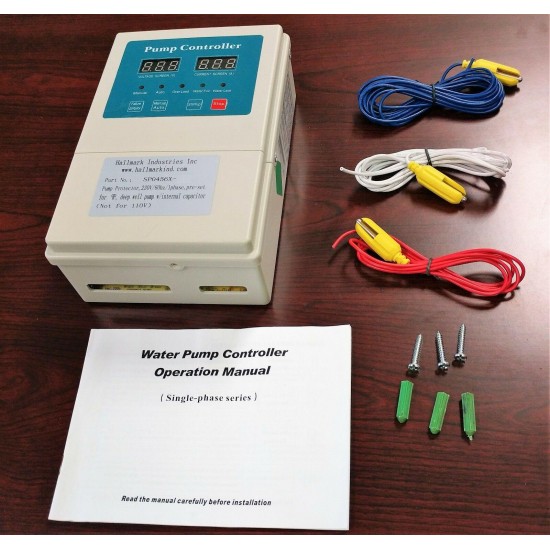 Pump protector, for deep well pump w/internal capacitor, 230V, 2 HP