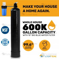 Whole House Carbon Home Water Filter System (600K Gal. Capacity) POE