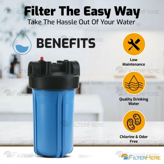 Whole House Carbon Home Water Filter System (600K Gal. Capacity) POE