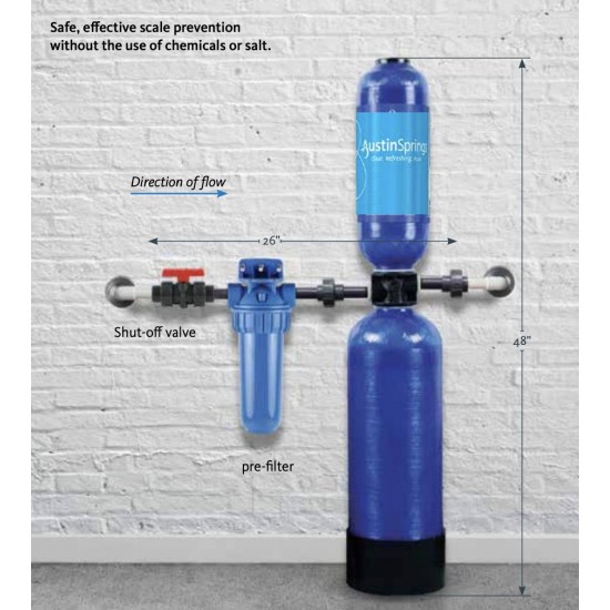 Austin Spring by Aquasana Whole House Salt-Free Water Softener 10
